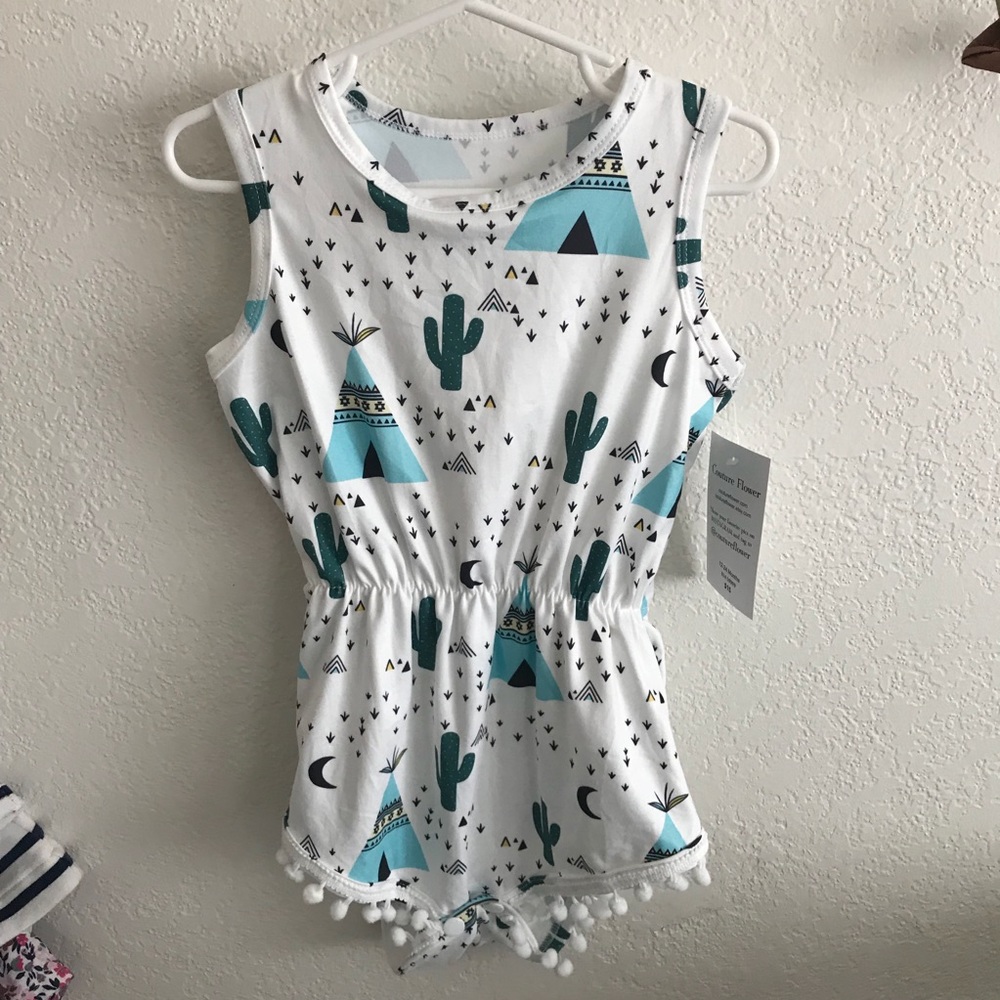 New with tags 12-18 months romper