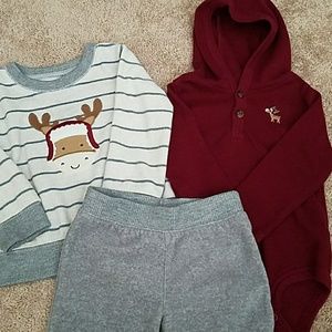 3 piece matching moose set