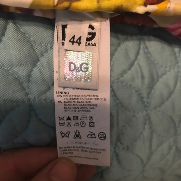 D&G Silk Cocktail Stretchy Floral Summer Dress - Picture 8 of 8