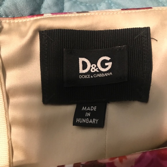 D&G Silk Cocktail Stretchy Floral Summer Dress - Picture 6 of 8