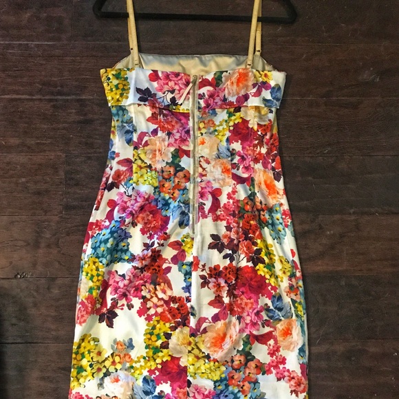 D&G Silk Cocktail Stretchy Floral Summer Dress - Picture 3 of 8