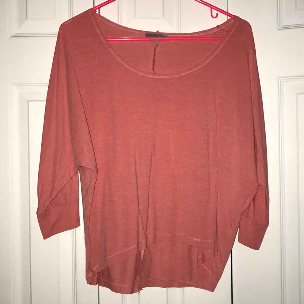 Scoop neck dolman shirt