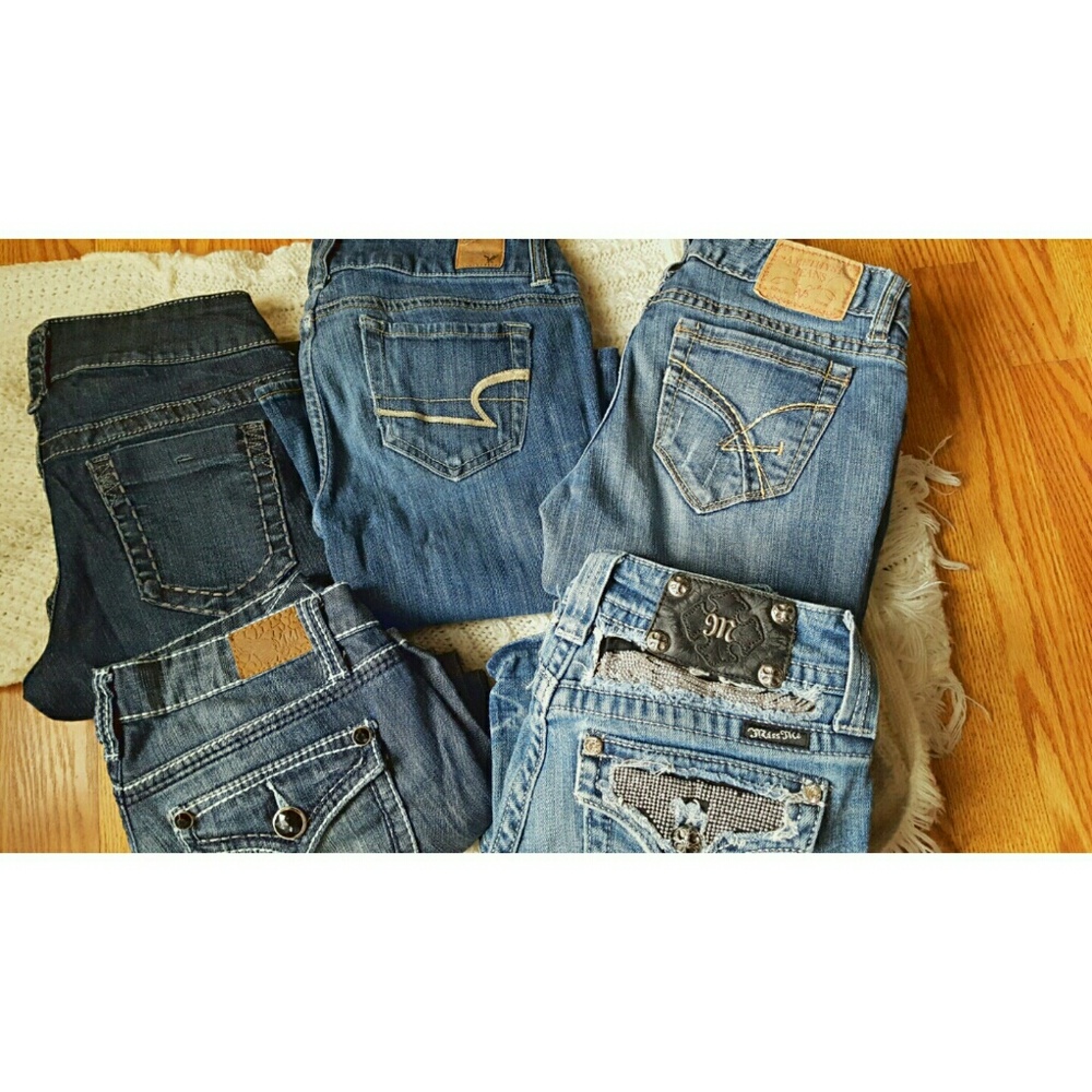 Variety of jeans