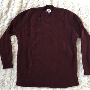 Maroon sweater