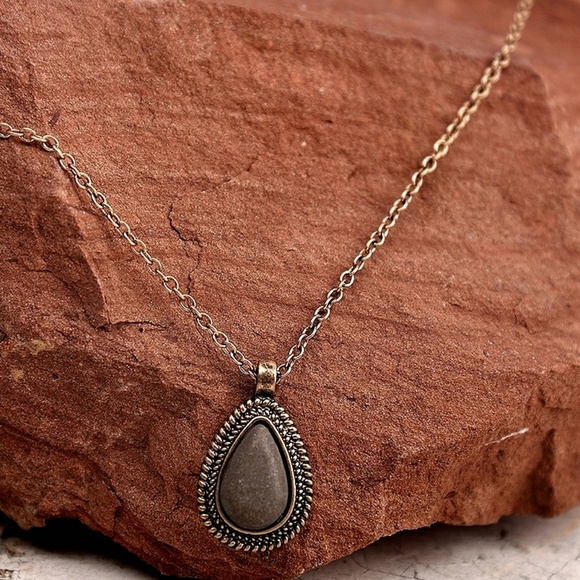 Multi Layer Boho Antique Style Tassel Necklace - Picture 3 of 7