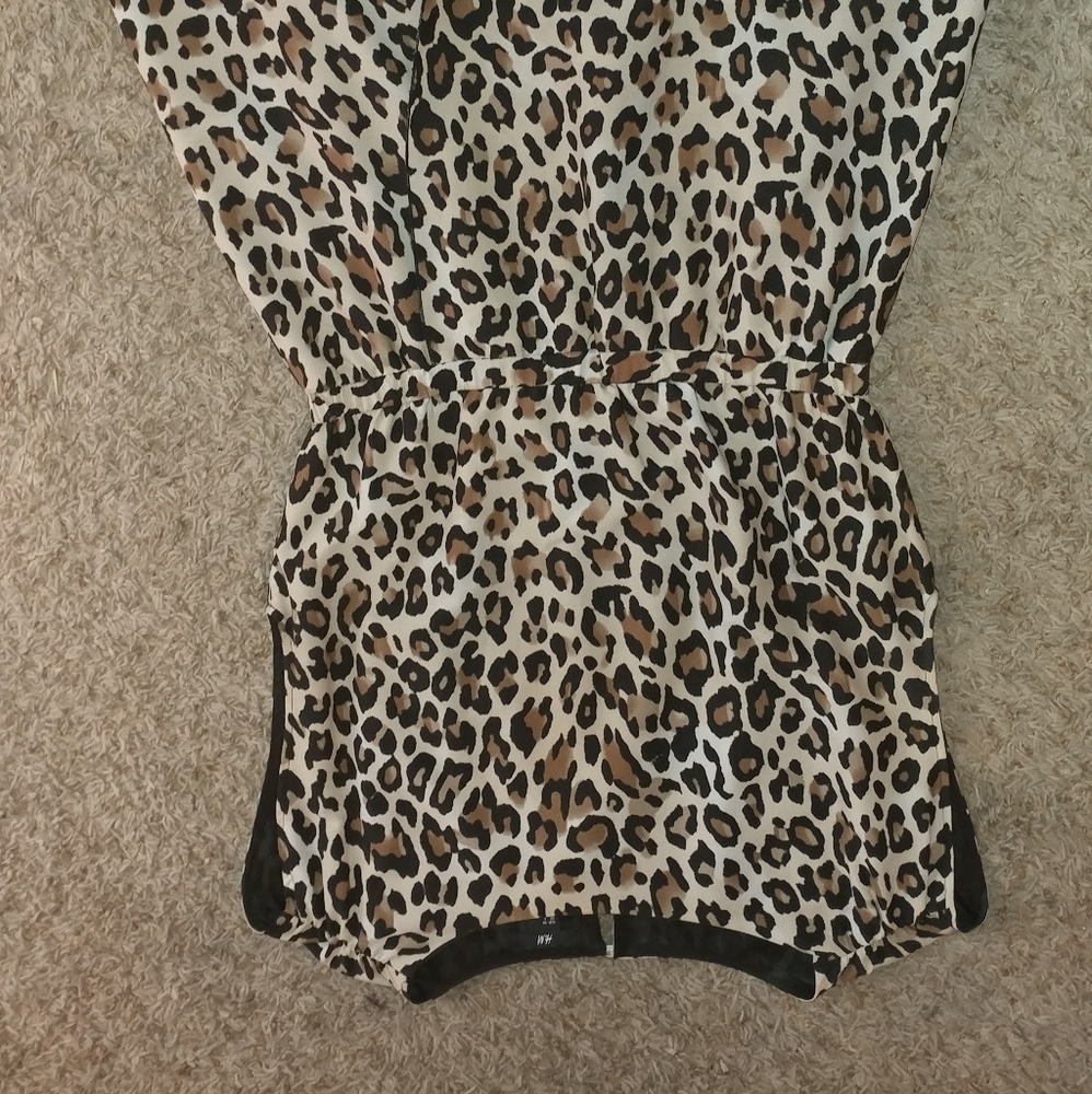 H&M cheetah print dress