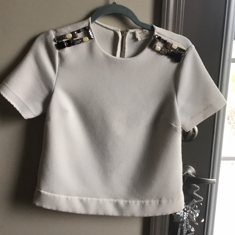 Kate Spade ♠️Embellished Top