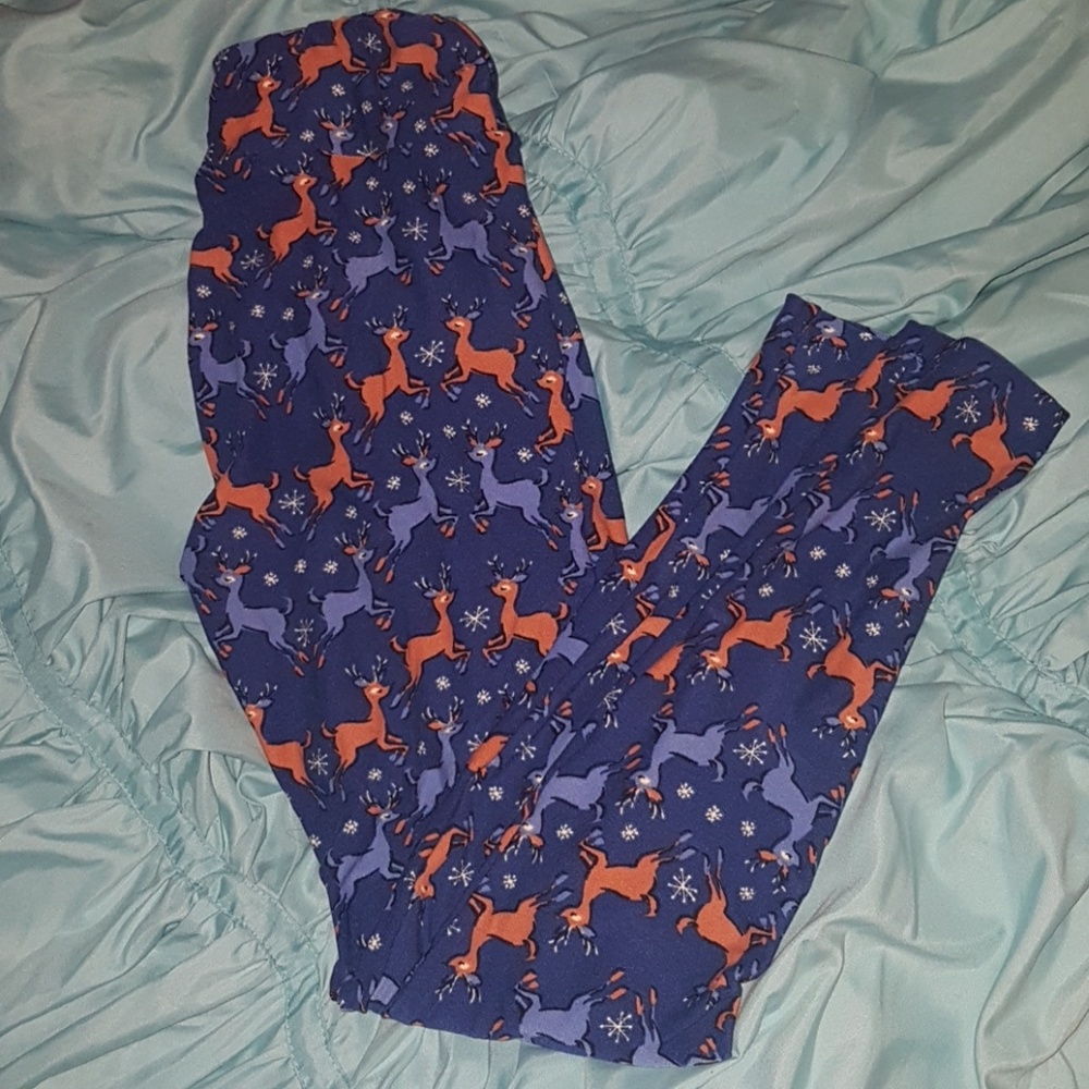 Lularoe christmas leggings os