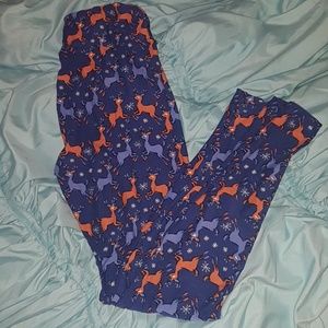 Lularoe christmas leggings os
