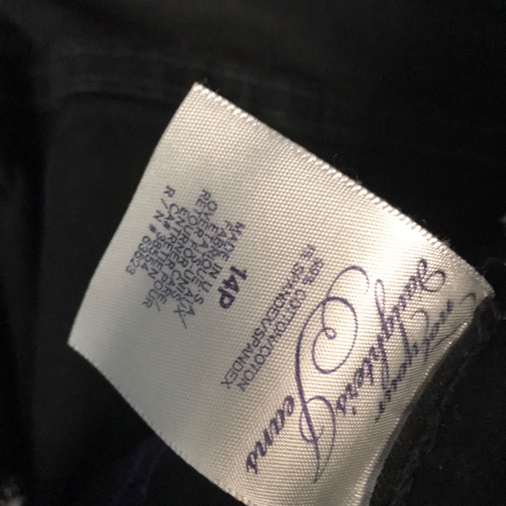 NYDJ LIFT TUCK BLACK DENIM - Picture 3 of 7
