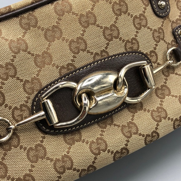 Gucci Boston Bag Classic G logo fabric & leather - Picture 8 of 8