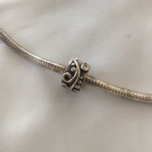 Pandora Tendril And Cubic Zirconia Clip