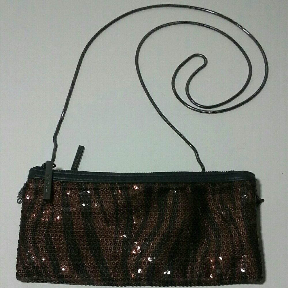 Bcbgeneration Stripes Sequin Purse - image 2