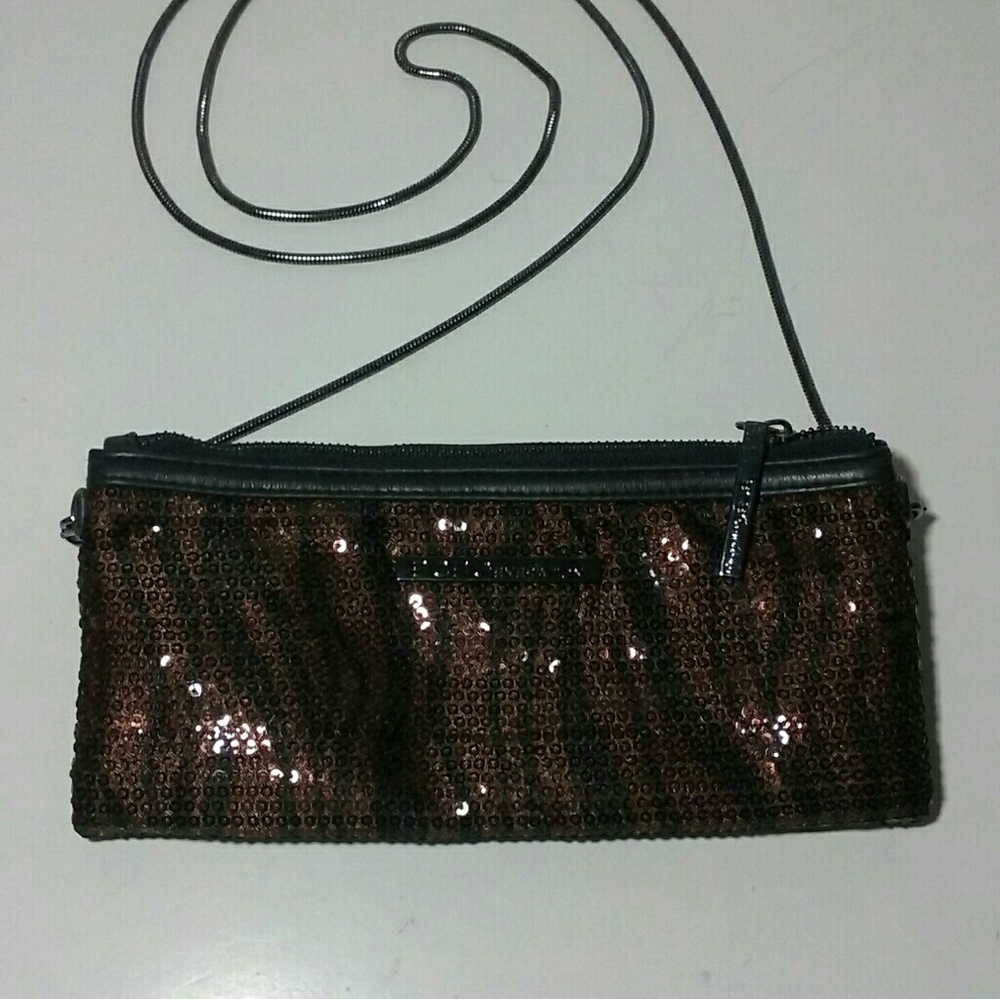 Bcbgeneration Stripes Sequin Purse - image 5