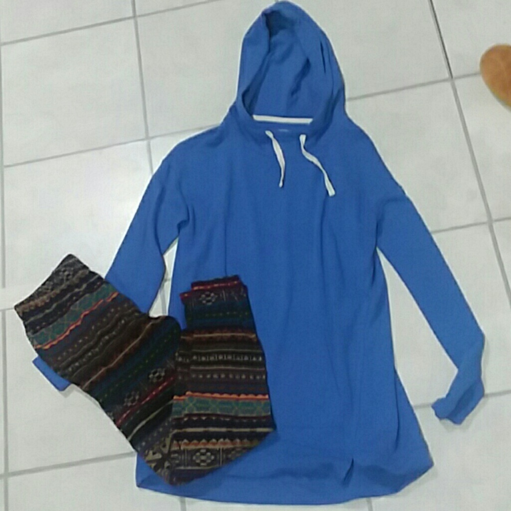 Tunic hood legging set