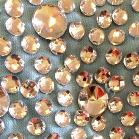 *DONATED* Beaded Powder Blue Prom Dress, 16 - Picture 5 of 6