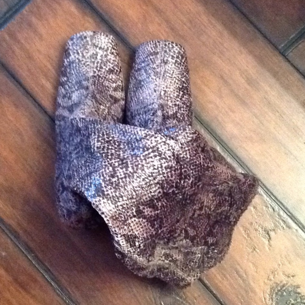 Snake skin zip-up boots