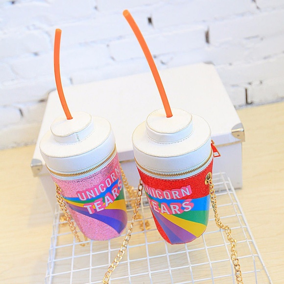 Unicorn Tears Jumbo Drink Cup Bag (Pink) - Picture 5 of 7