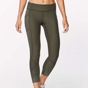 Lululemon Tight Stuff Tight ll Olive Green. $148