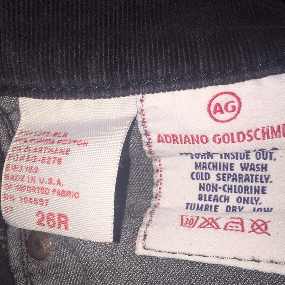Adriano Goldschmied Club Corduroy Jeans Size 26R - Picture 8 of 8