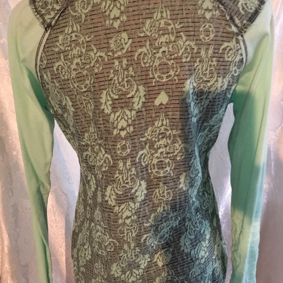 FOX Women Light Aqua Top Size S - Picture 3 of 7