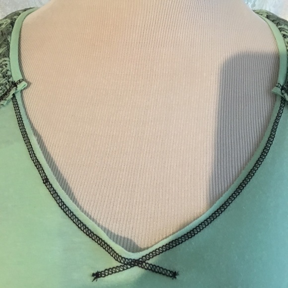 FOX Women Light Aqua Top Size S - Picture 5 of 7
