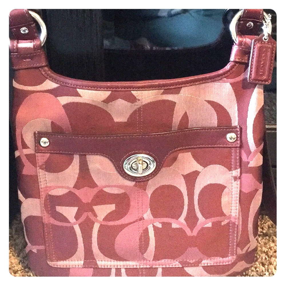 Cross-body authentic Coach purse