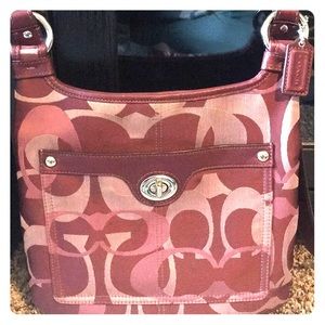 Cross-body authentic Coach purse