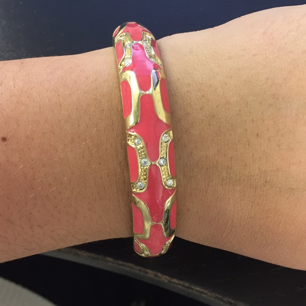 Pink and Gold bangle