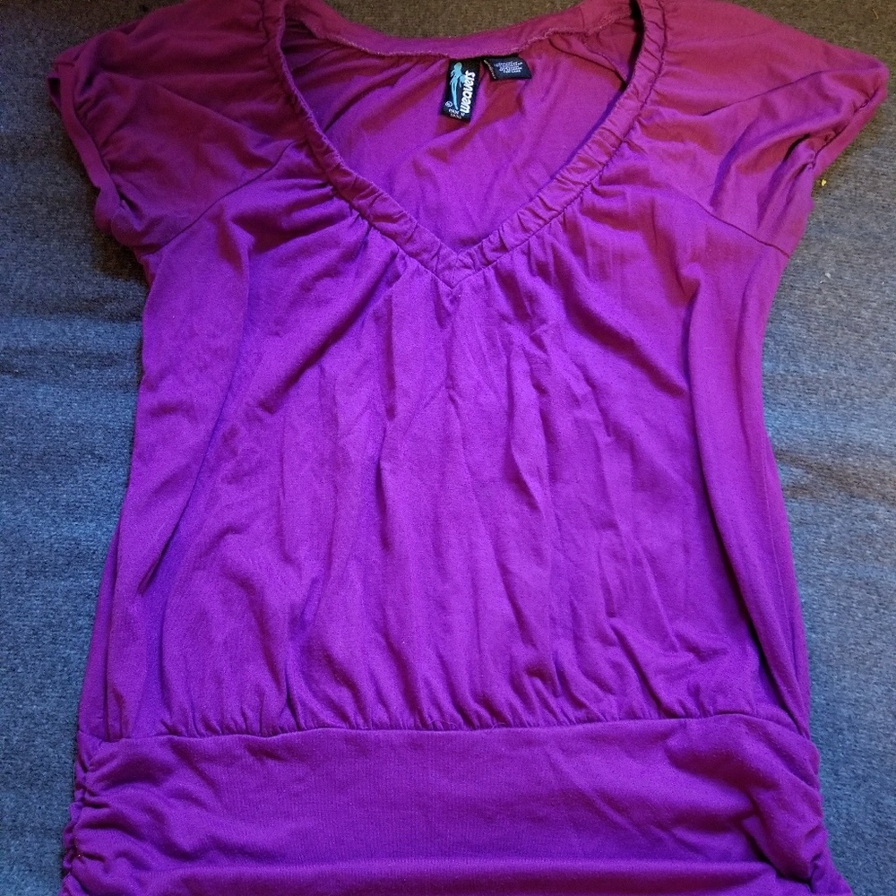 Purple blouse