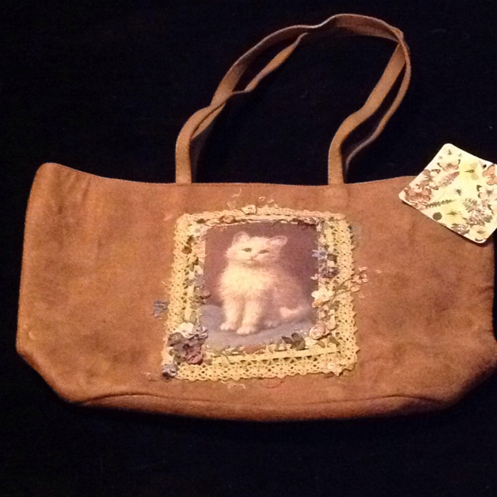 Suede Cappelli handbag