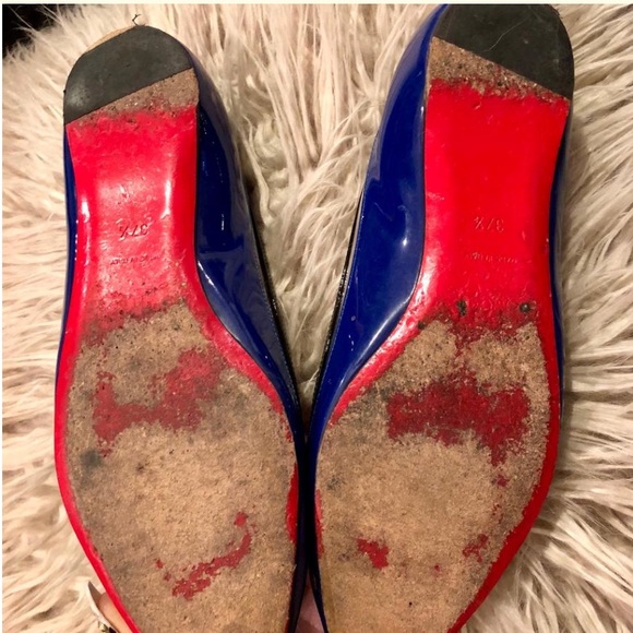 Auth Louboutin Paulina Patent Flats - Picture 5 of 6