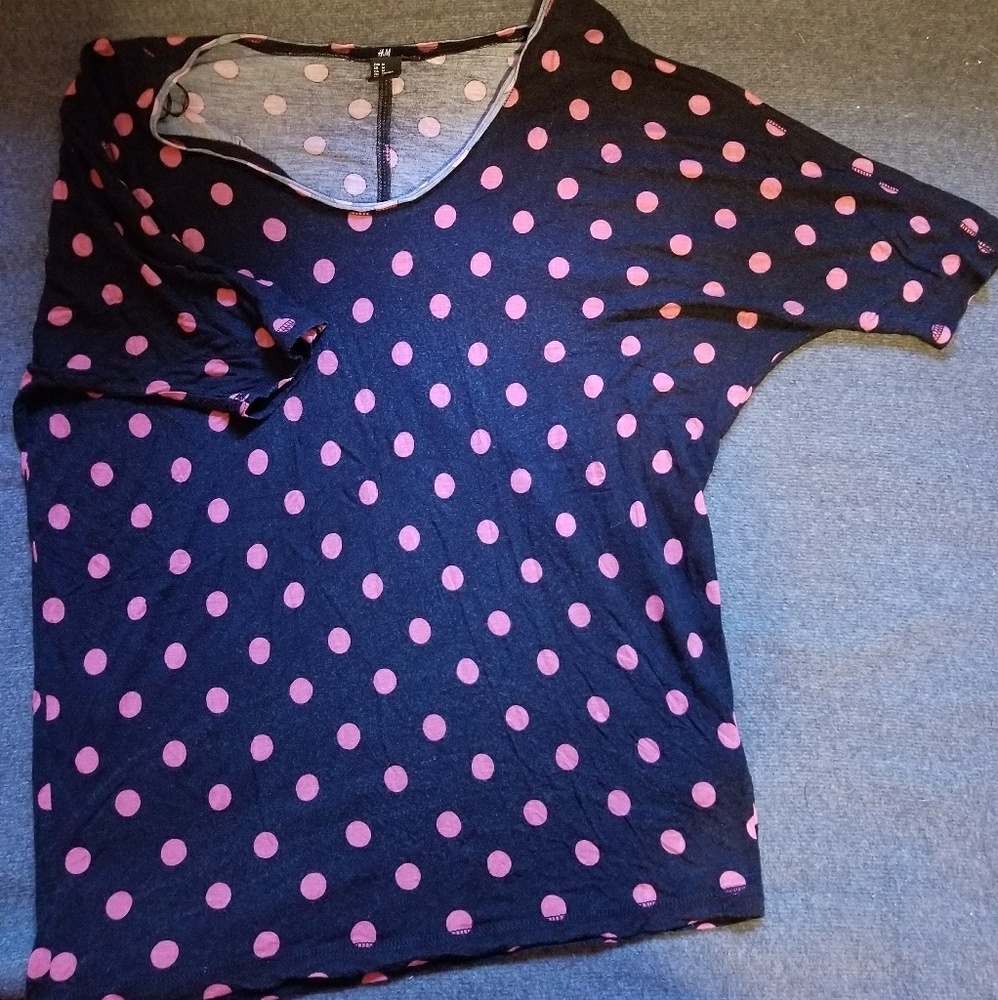 H&M polka dot shirt