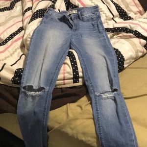 High rise Hollister jeans
