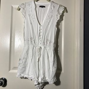 Chic white romper