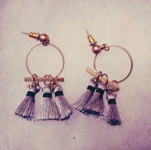 Boho style tassel earrings