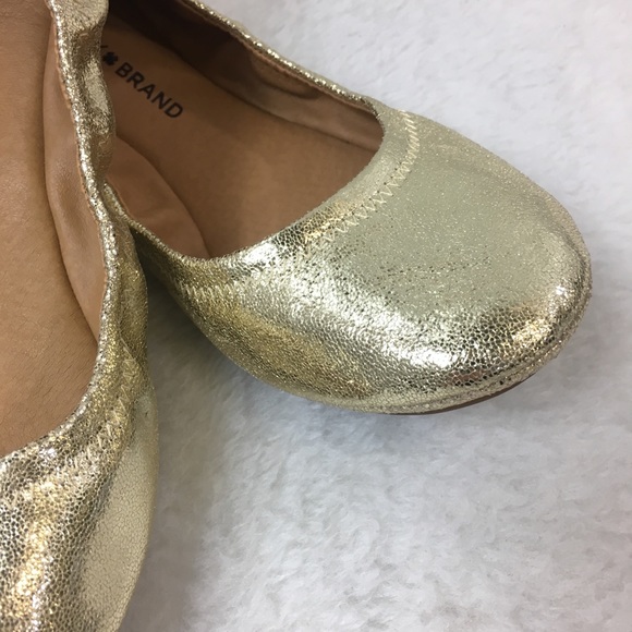 Lucky Brand Gold Sparkle Flats - Picture 4 of 6