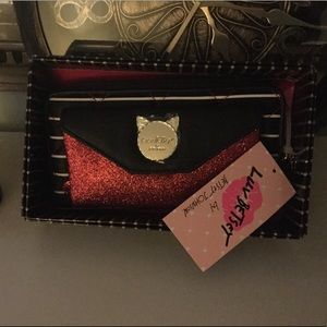 NWT Betsy Johnson Red Wallet