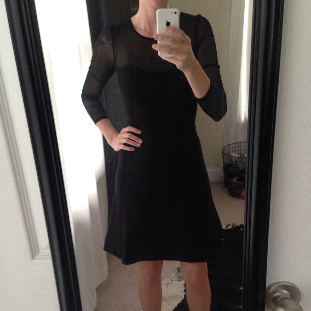 French connection black dress