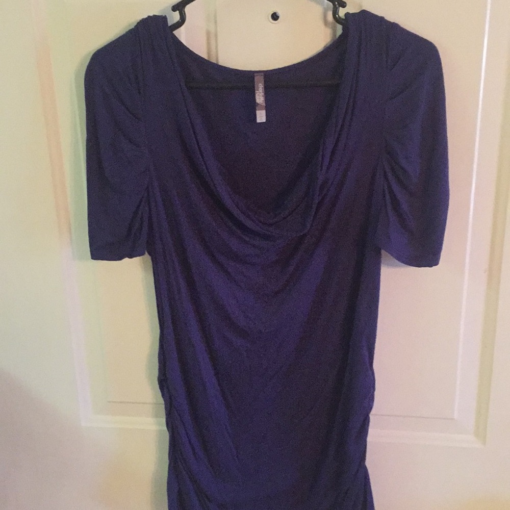 Navy Charlotte Russe top