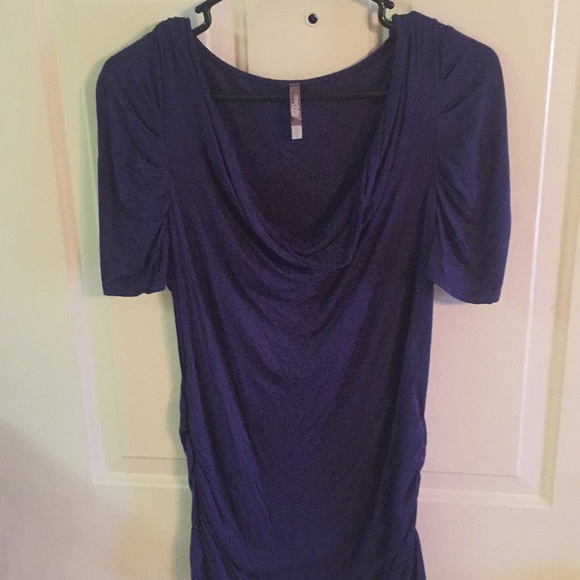 Navy Charlotte Russe top - Picture 1 of 2