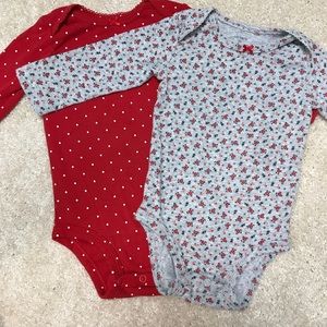 Christmas Carter’s Long Sleeve Onesies