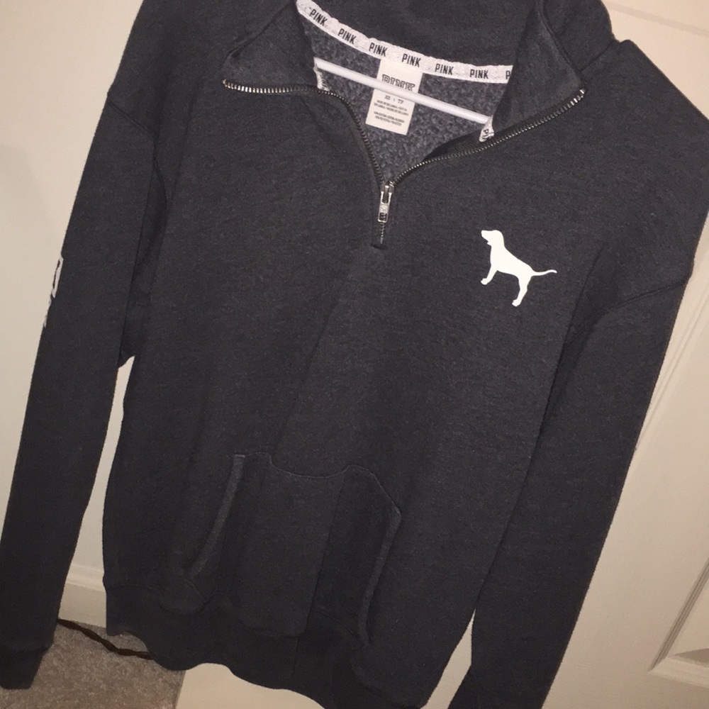 Victoria’s Secret pink quarter zip