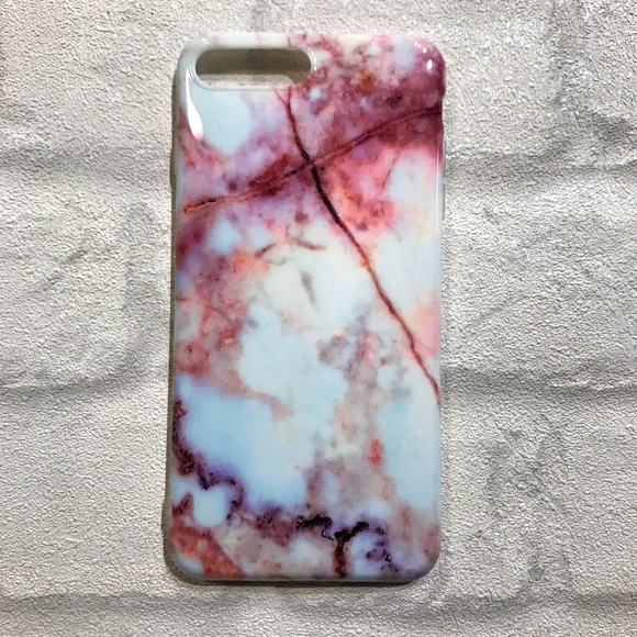 NEW iPhone 7 Plus/8 Plus SOFT Marble Stone Case - Picture 2 of 7