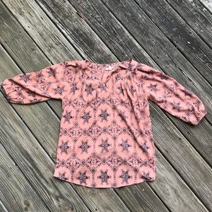 Printed Shift Top