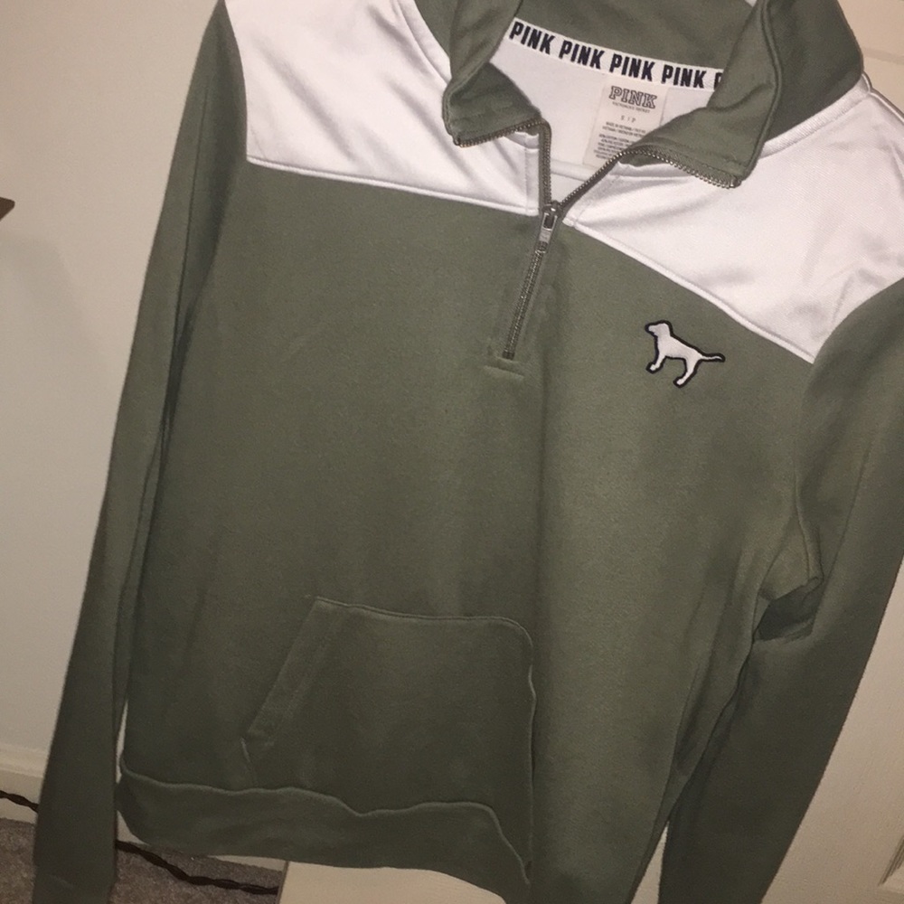 Victoria’s Secret pink quarter zip