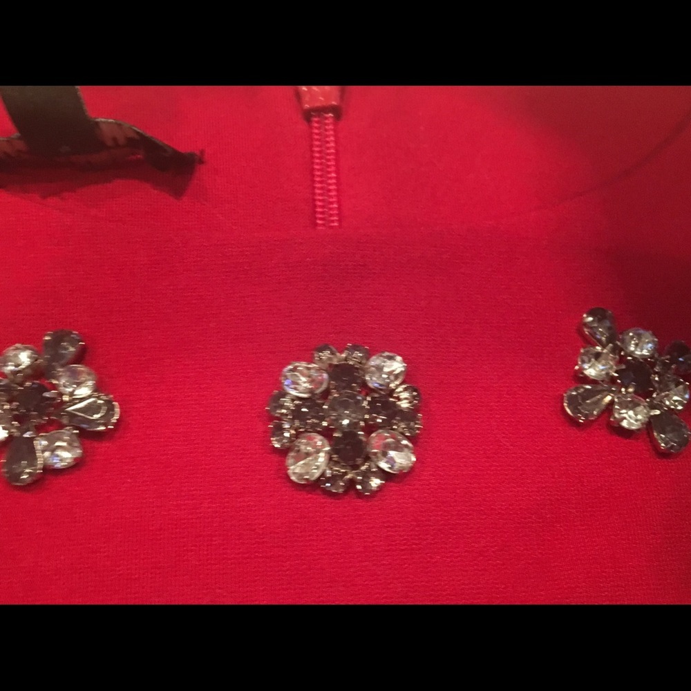 🎄Talbots Rhinestone Top Christmas Holiday - Picture 2 of 3