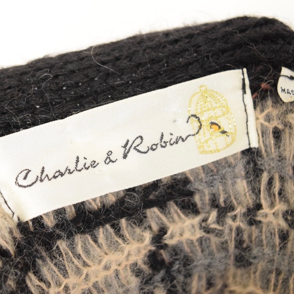 ❌SOLD❌Charlie & Robin Mohair-Blend Leopard Sweater - Picture 6 of 6