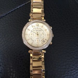 Gold Michael Kors watch