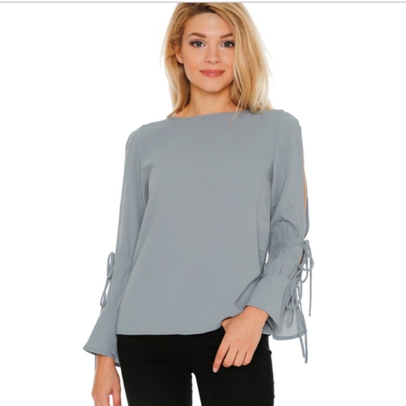 Split sleeve long sleeve - peek a boo sleeves - Picture 4 of 6